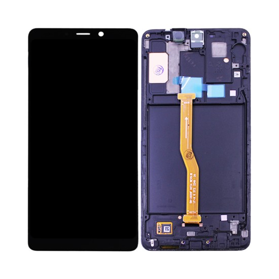 Touch+Display+Frame Samsung Galaxy A9 2018/A920 Service Pack Preto